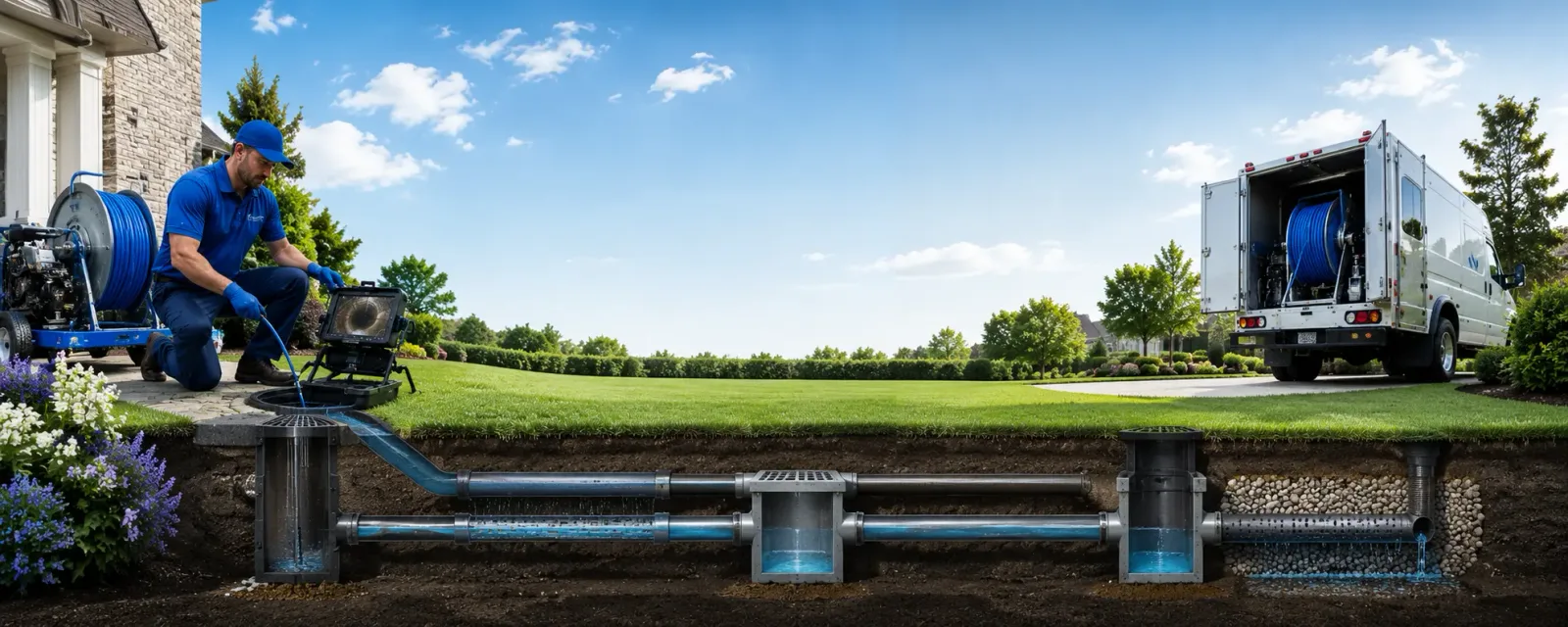 Outdoor drain cleaning information for Coffee Springs, AL